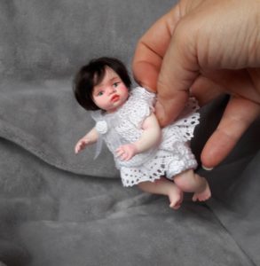 OOAK baby doll mini reborn