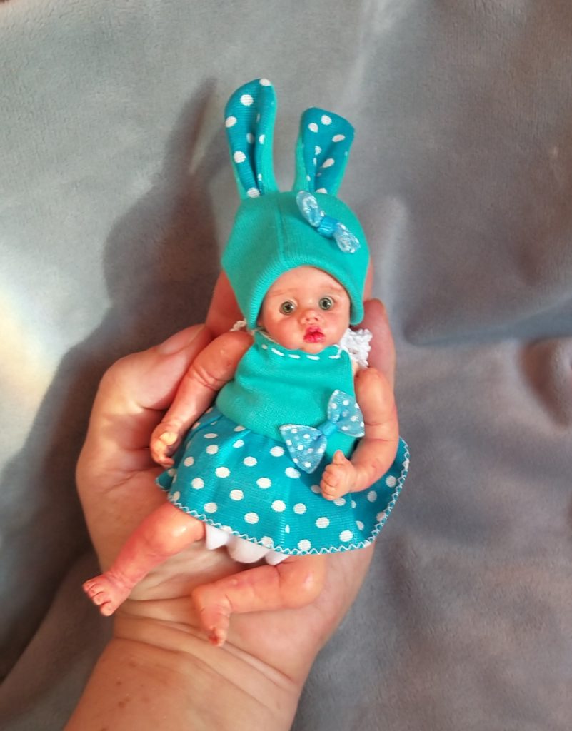 miniature silicone babydoll by Kovaleva 745