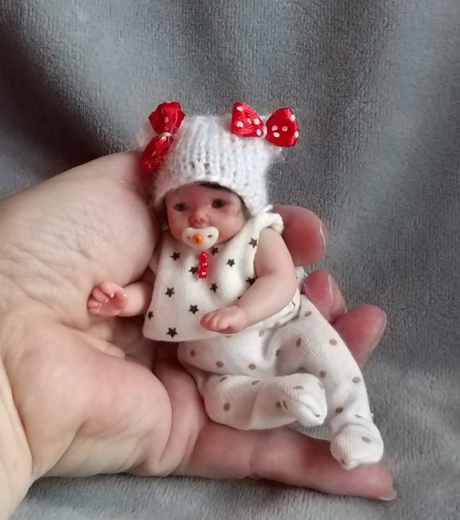 miniature baby doll OOAK