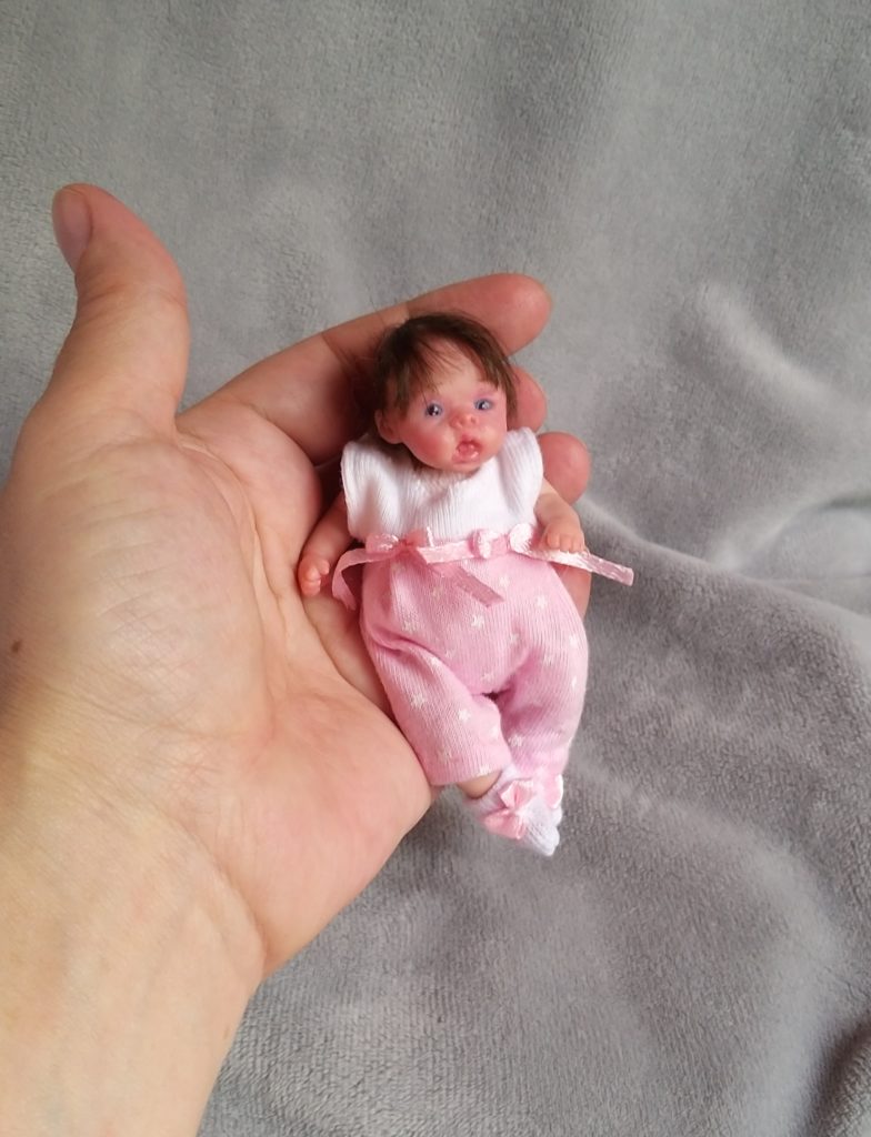 polymer clay baby doll