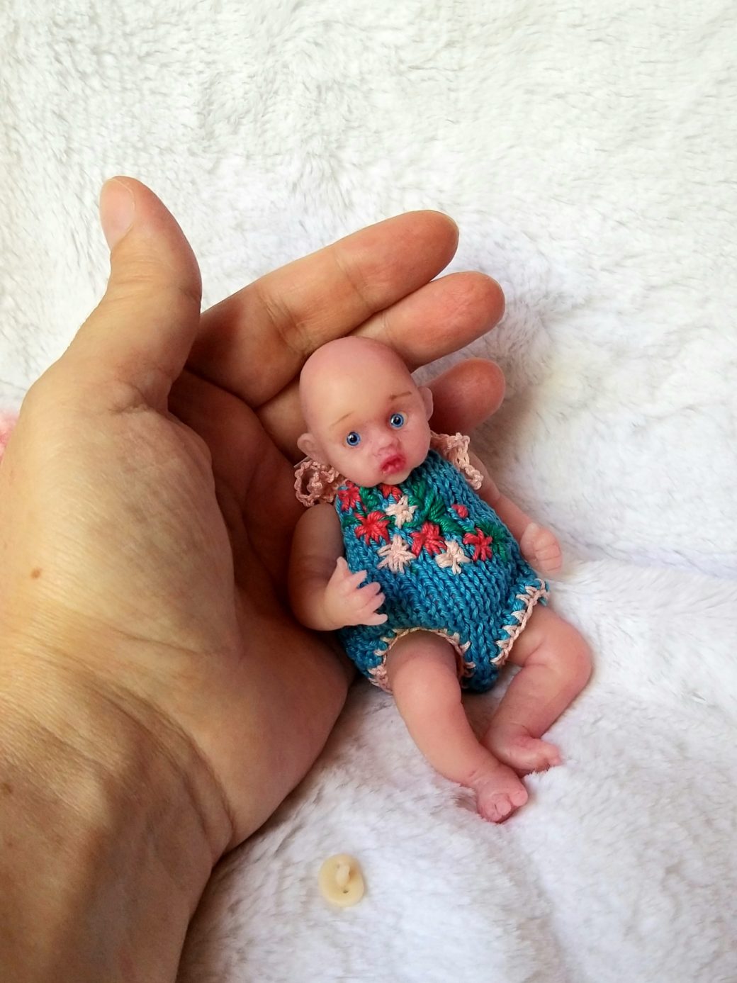 miniature full body silicone baby