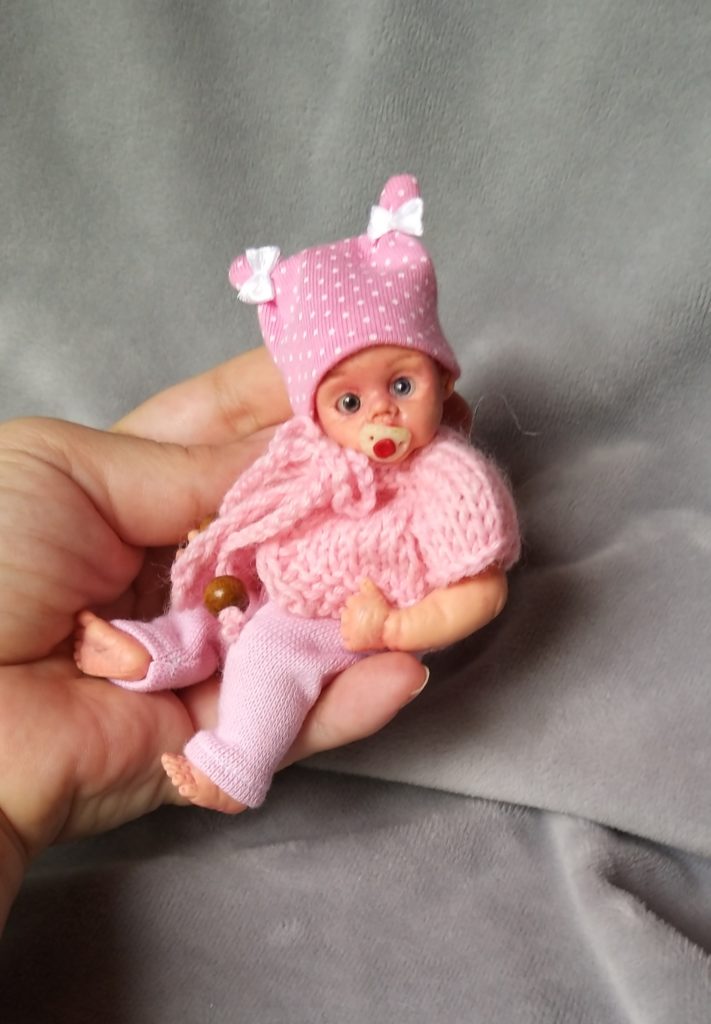 miniature realistic reborn silicone cloth body Kovalevadoll