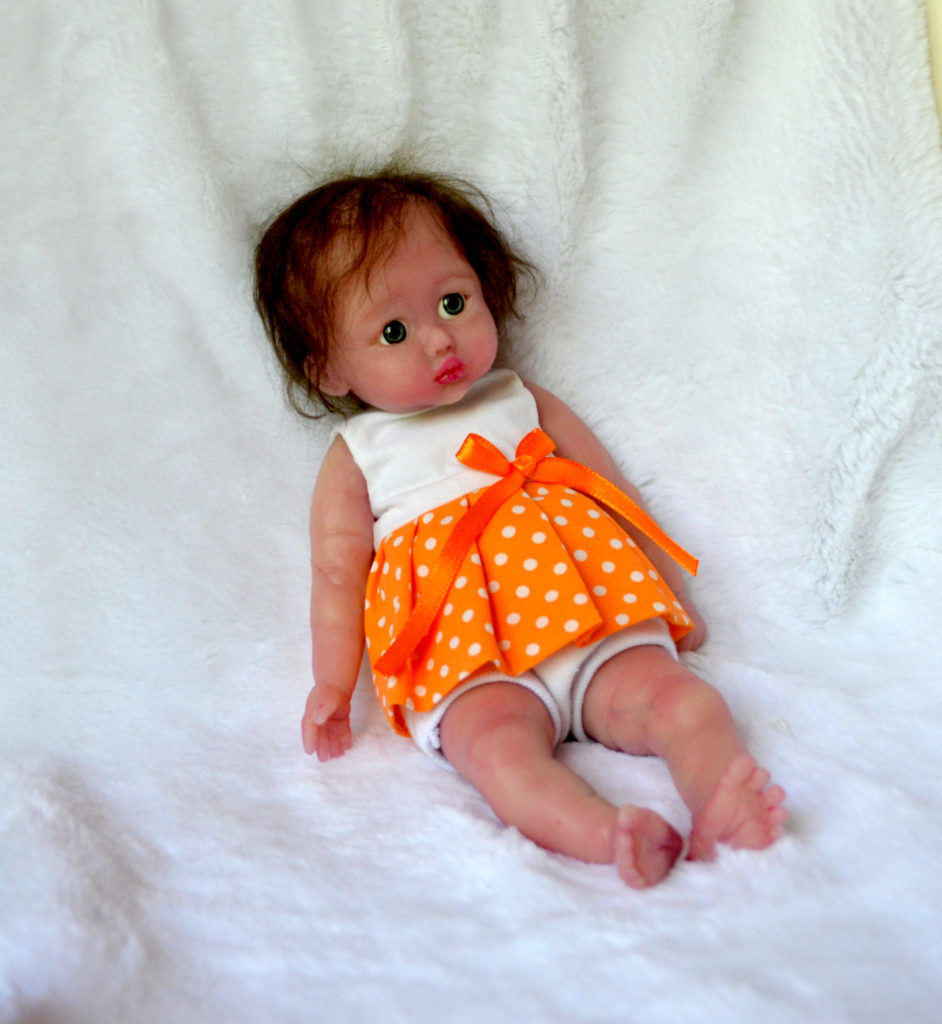 mini silicone baby doll