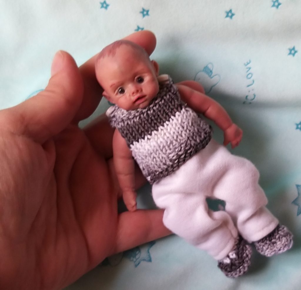 Mini silicone baby boy full body kovalevadoll