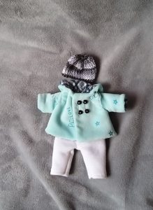 clothes for mini baby dolls set 4 inch 5 inch doll