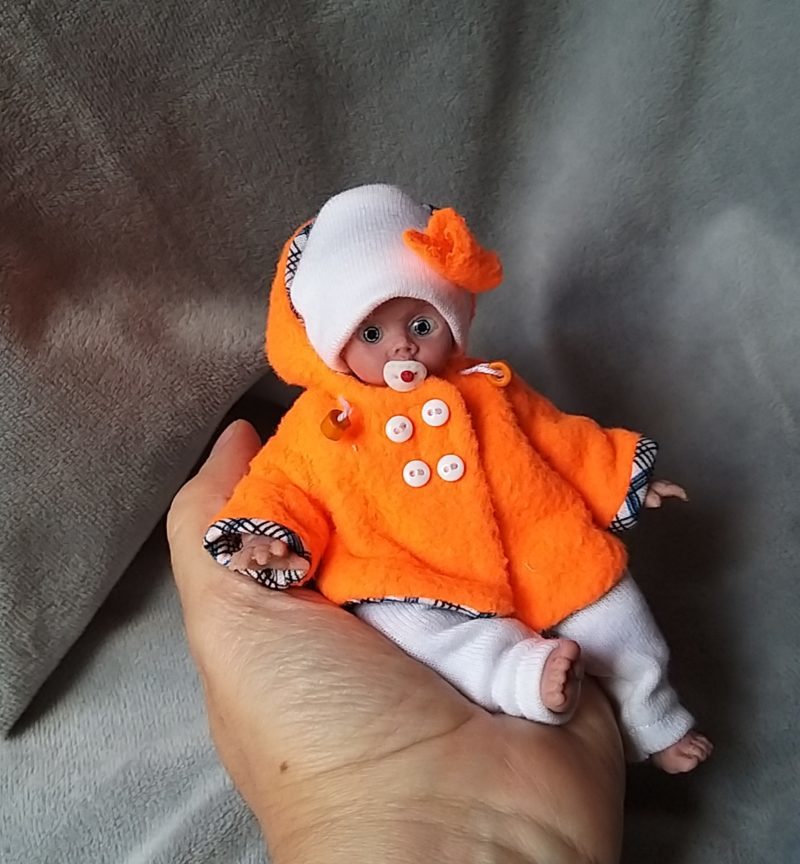 full silicone reborn mini doll OOAK for sale