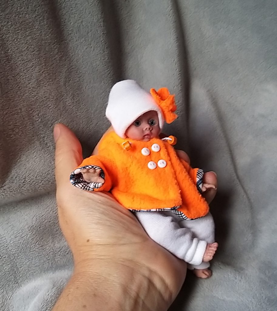 full silicone reborn mini doll OOAK for sale