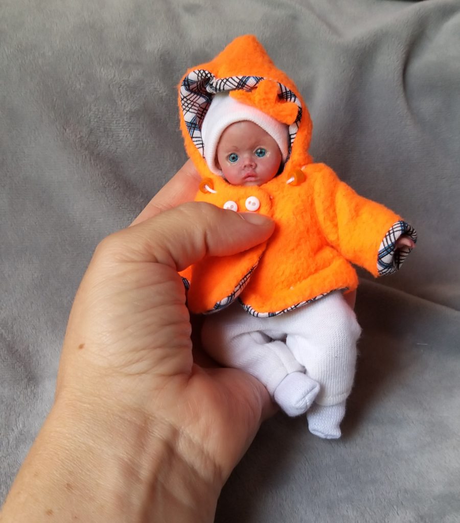 full silicone reborn mini doll OOAK for sale