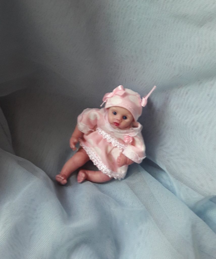 miniature silicone reborn baby