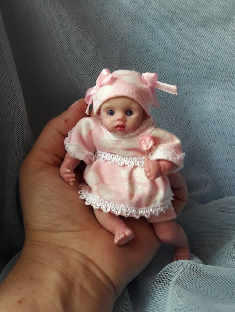 miniature silicone reborn baby