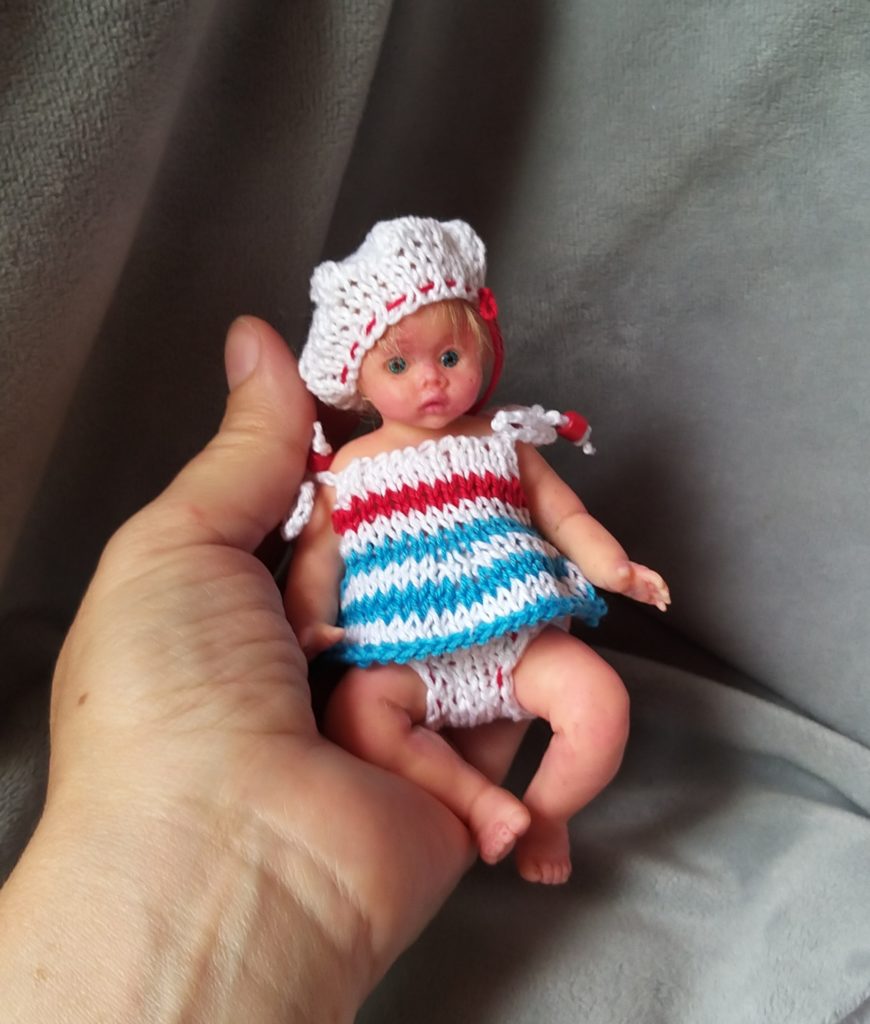 silicone baby doll mini full body Kovalevadoll712
