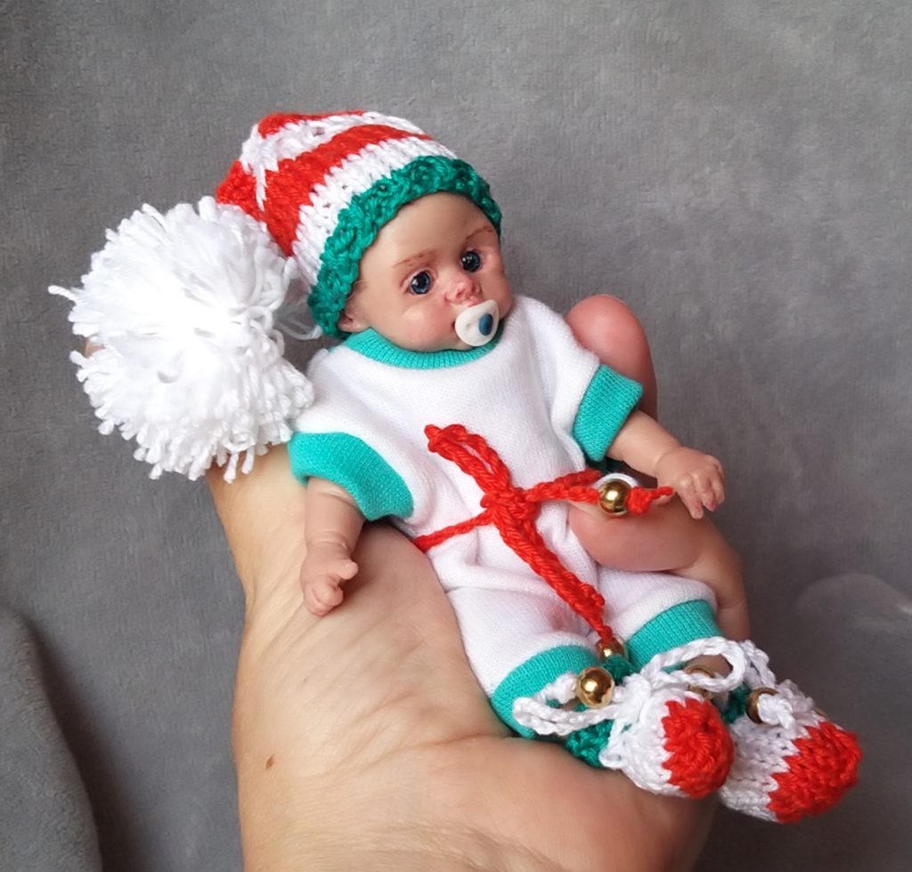 Full silicone reborn baby doll 5 inch kovaleva Natalya