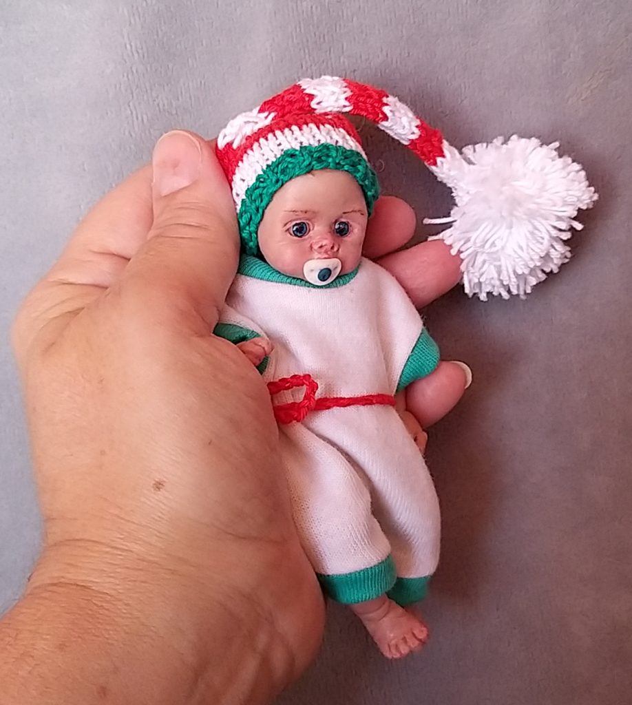 Full silicone reborn baby doll 5 inch kovalevadoll