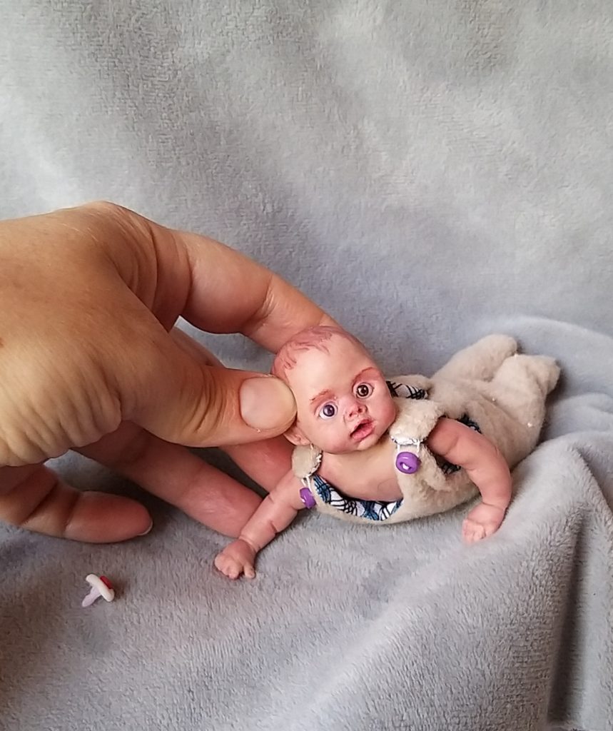 miniature full body silicone baby