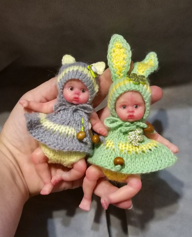Mini silicone baby dolls kovalevadoll