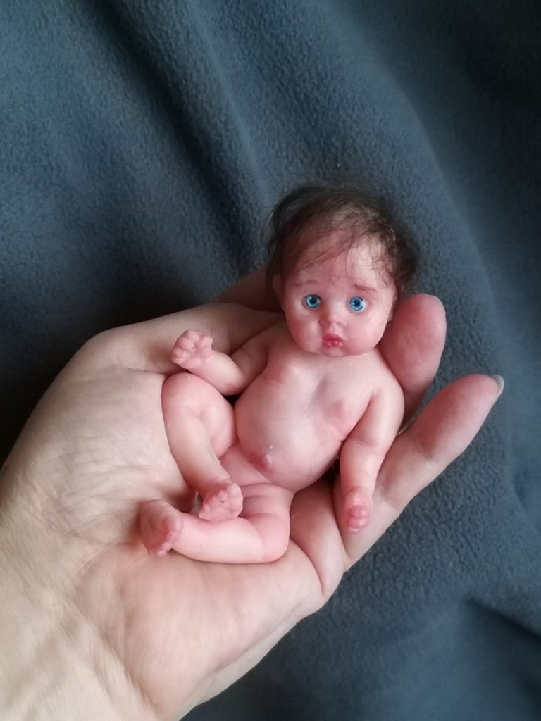 Mini silicone baby dolls by Kovalevadoll Natalya Kovaleva