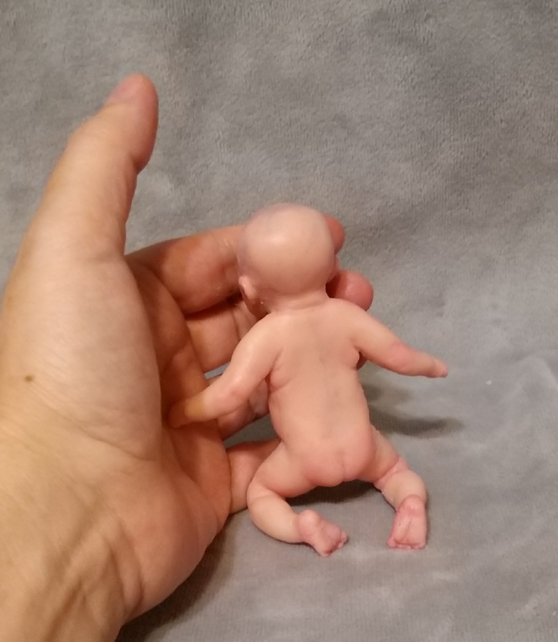 Mini reborn baby dolls from silicone