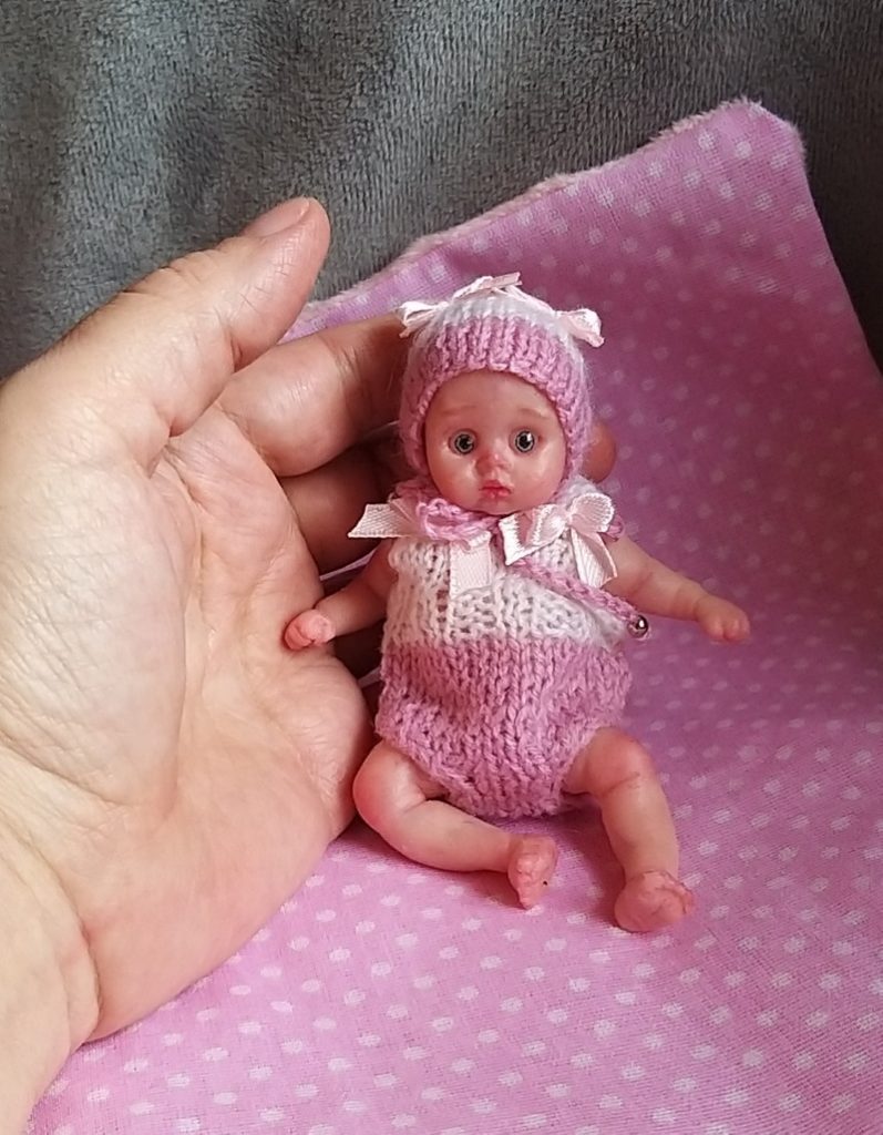 mini silicone baby doll 25