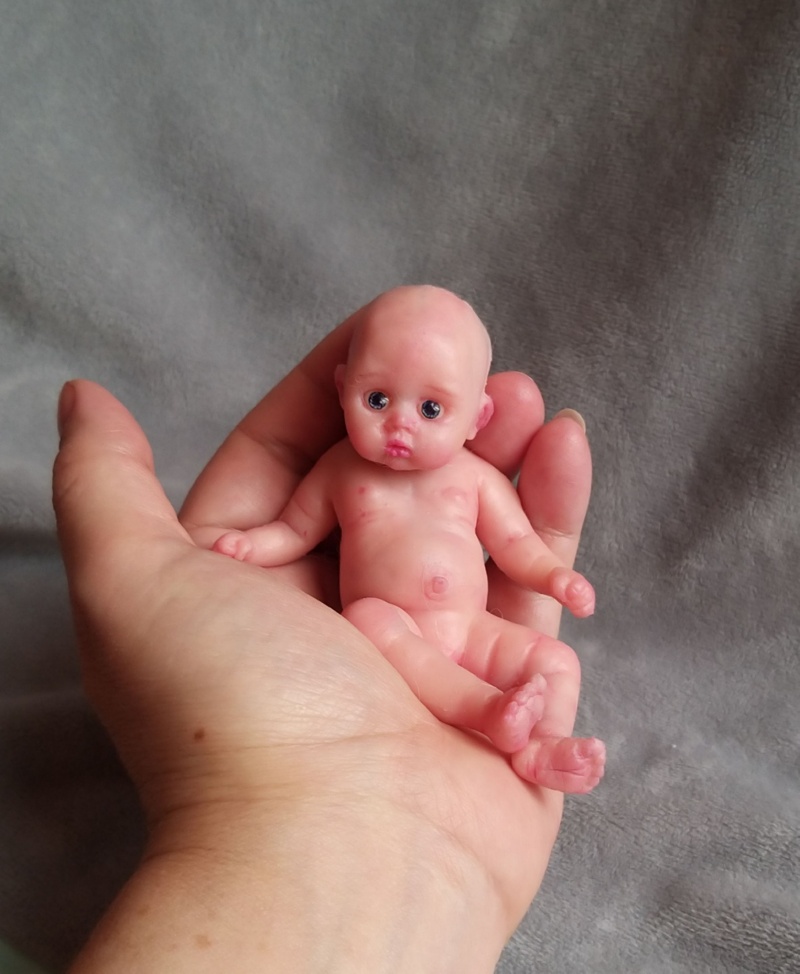 sold! mini full body silicone baby doll for sale ! kovalevadoll