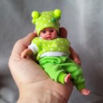 Tiny Silicone Baby,Mini Silicone Baby Doll,Rebirth doll,Tiny Silicone Baby doll