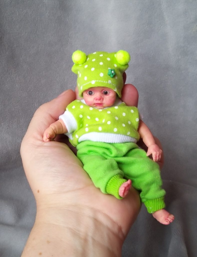 Mini silicone baby dolls 5 inch