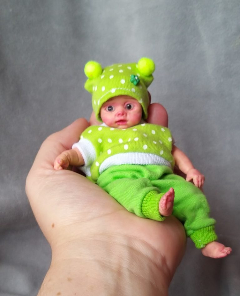 Mini silicone baby dolls 5 inch | Kovalevadoll -tiny silicone baby dolls