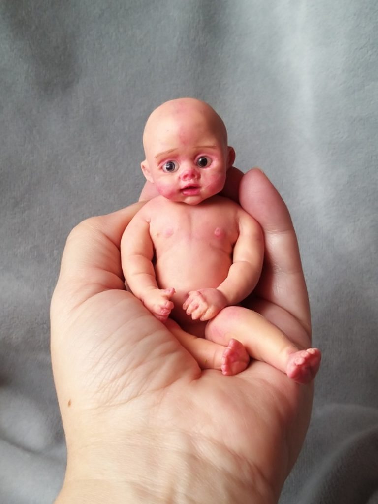 Mini silicone baby dolls 5 inch11