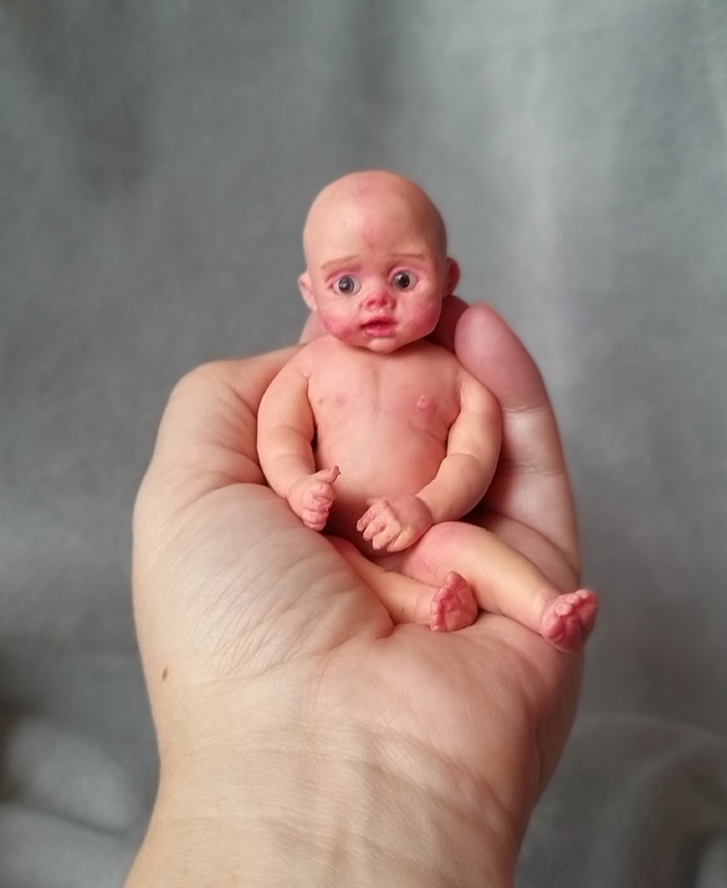 Mini silicone baby dolls 5 inch12