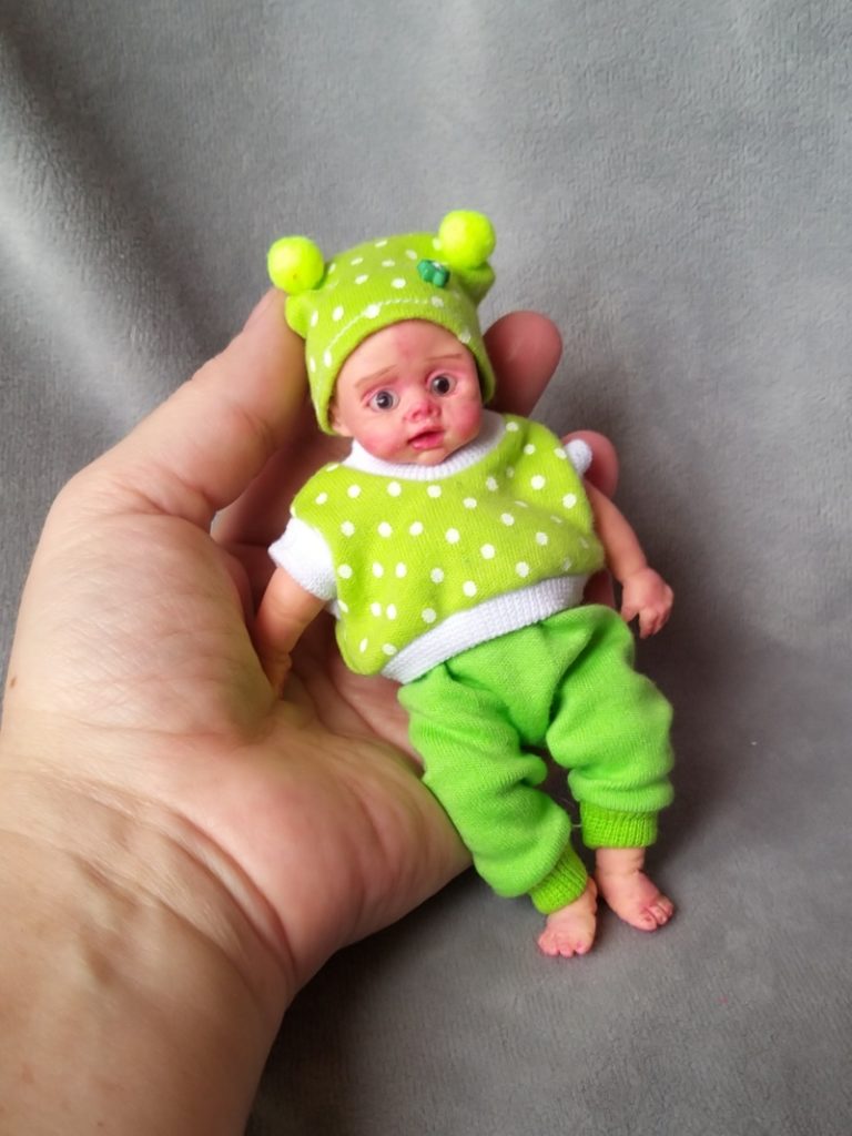 Mini silicone baby dolls 5 inch22