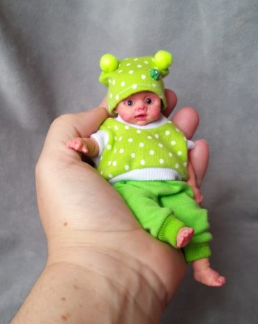 Mini silicone baby dolls 5 inch | Kovalevadoll -tiny silicone baby dolls