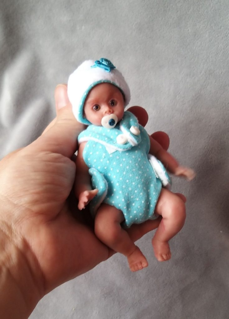 Miniature silicone baby dolls for sale