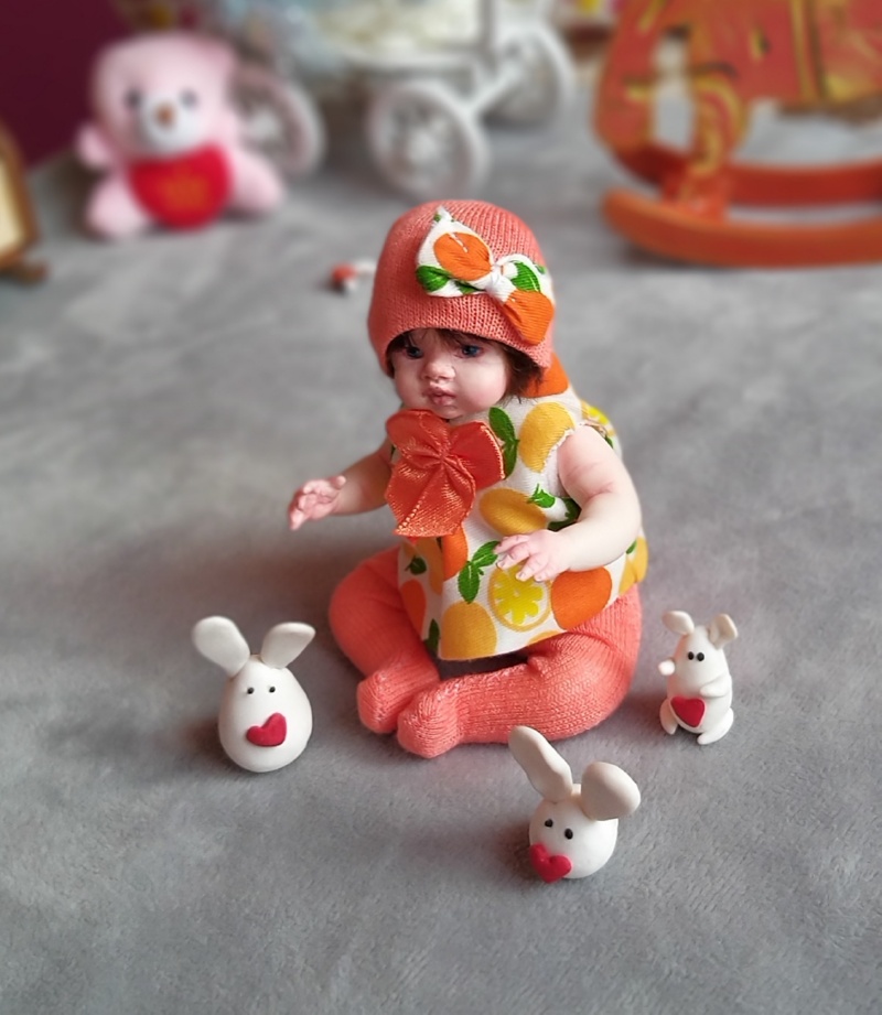 Polymer clay dolls miniature by Kovalevadoll 15