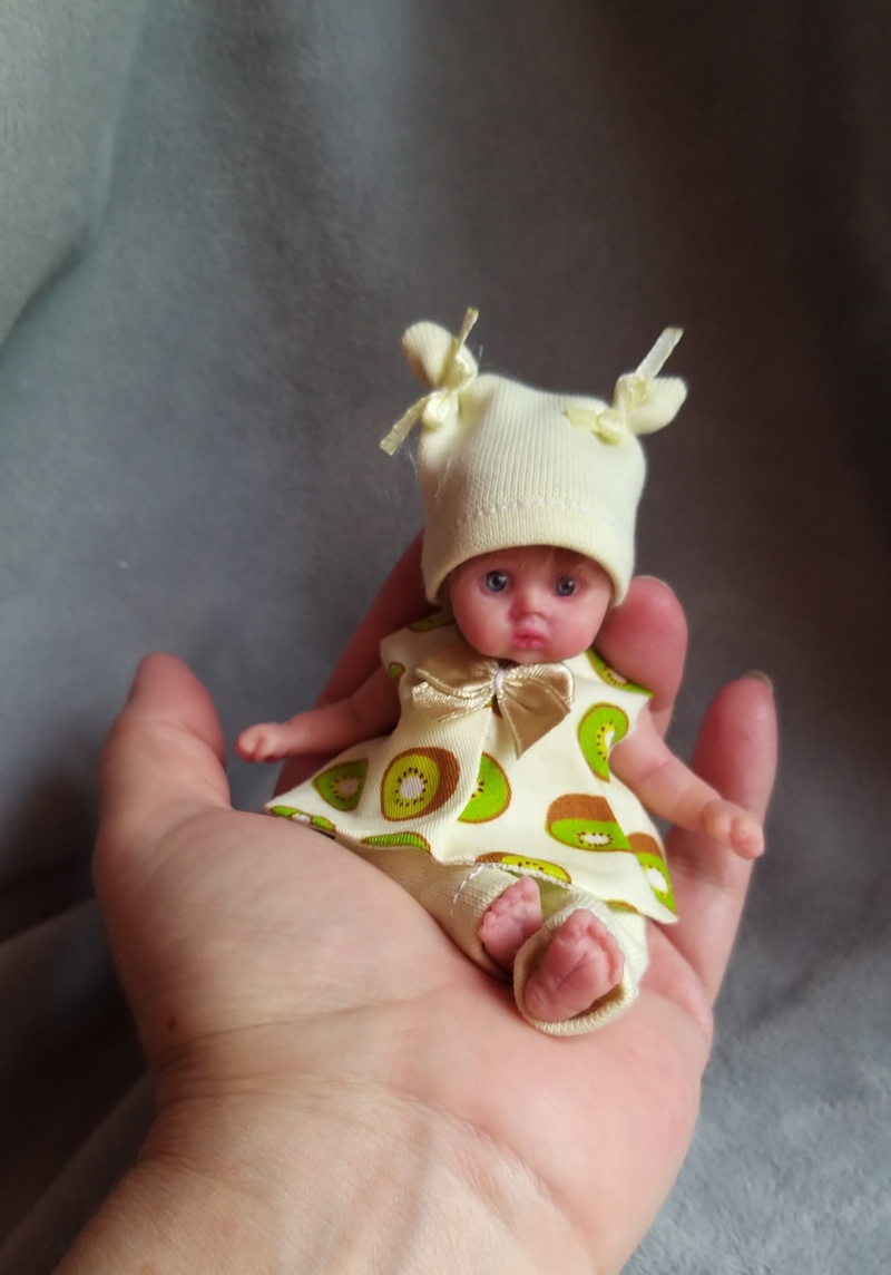 Clothes for mini silicone dolls, clothes for 3 – 4 -5 – 6 inch silicone ...