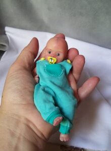 miniature full silicone body baby dolls