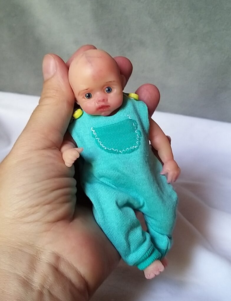 mini silicone baby doll full body