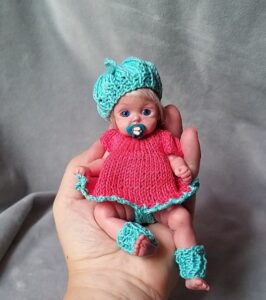 Silicone tiny baby girl 6 inch