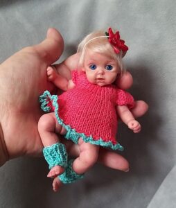 Silicone tiny baby girl 6 inch