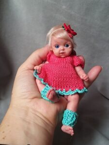 Silicone tiny baby girl 6 inch