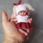 handmade silicone baby girl 5 inch