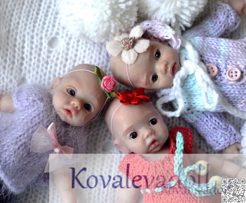 little tiny silicone babies by Kovaleva Natalya