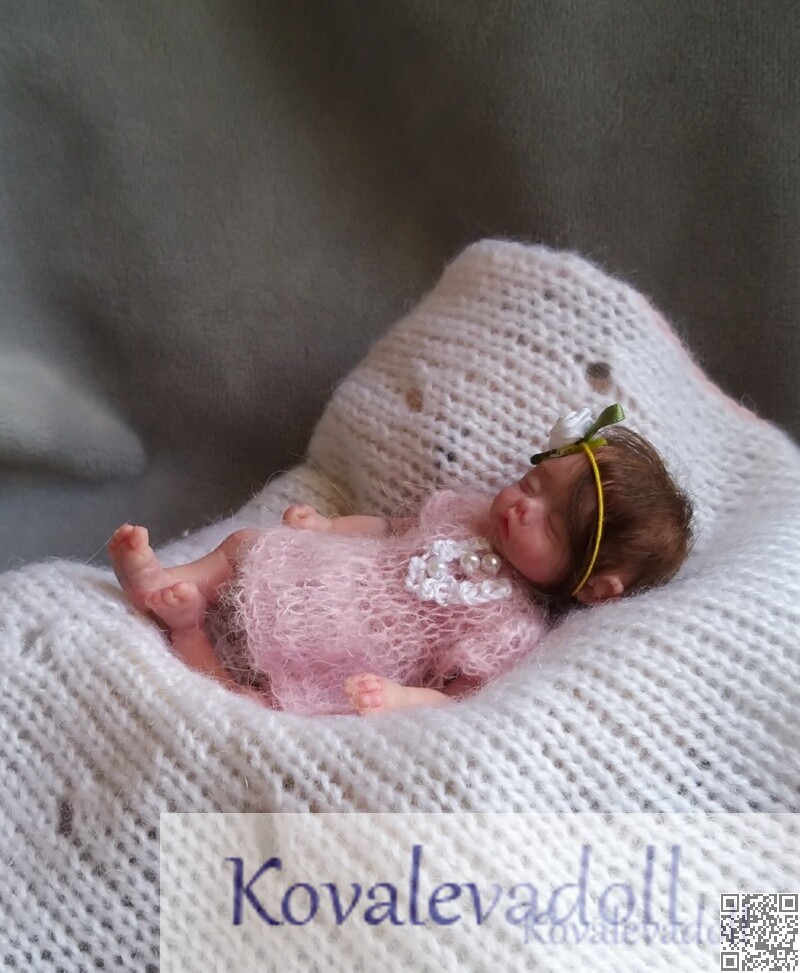 Available silicone Babies for sale - 3 tiny silicone babies 8 exclusive mini silicone reborn by Kovaleva Natalya07