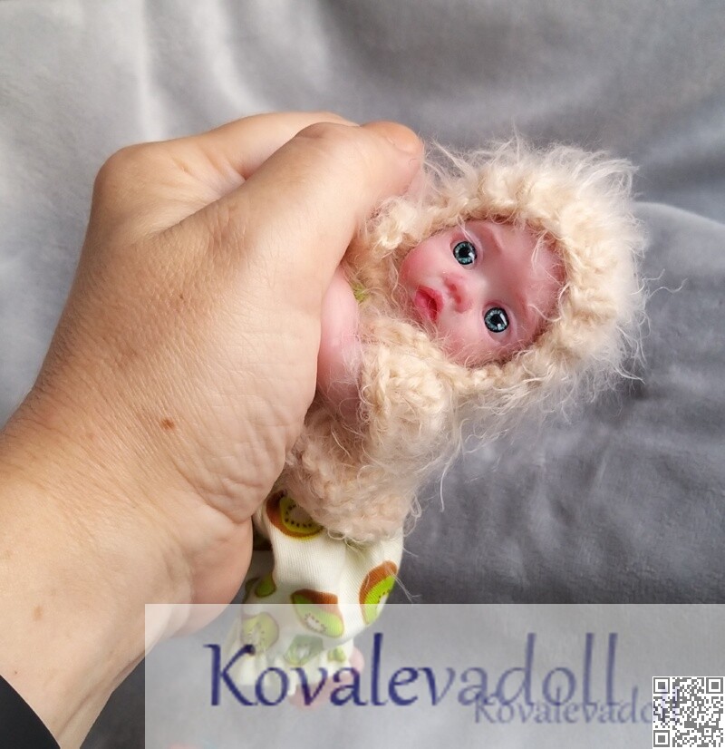 6 inch silicone baby Mia by Kovalevadoll Kovaleva Natalya03