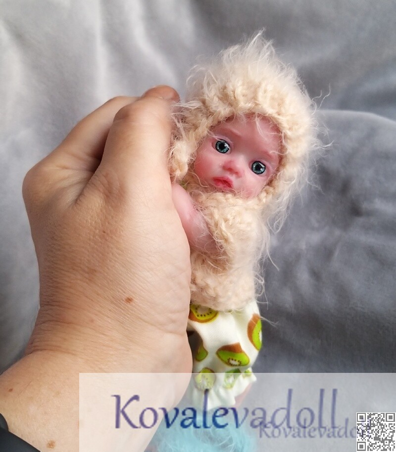 6 inch silicone baby Mia by Kovalevadoll Kovaleva Natalya03