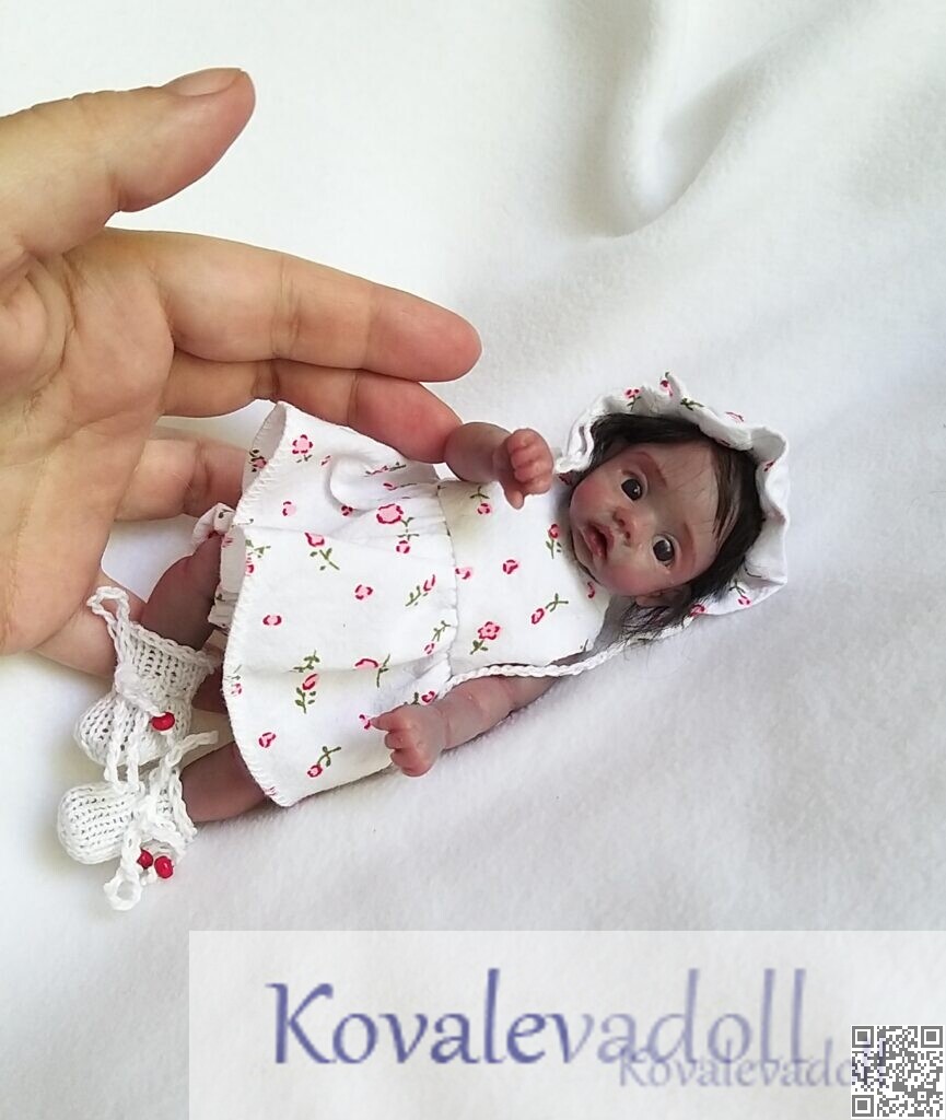 Platinum silicone baby 6 inch full silicone by Kovalevadoll