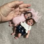 cutest mini silicone baby handmade by Kovalevadoll